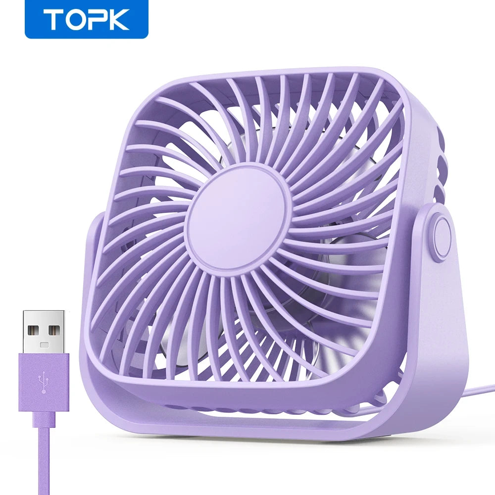 USB Long Lasting Desk Fan